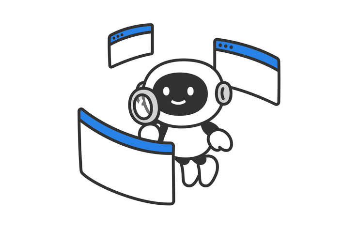 How AI Is Changing Web Design: What Louisiana Business Owners Need to Know 1 illustrated graphic of an AI Search bot