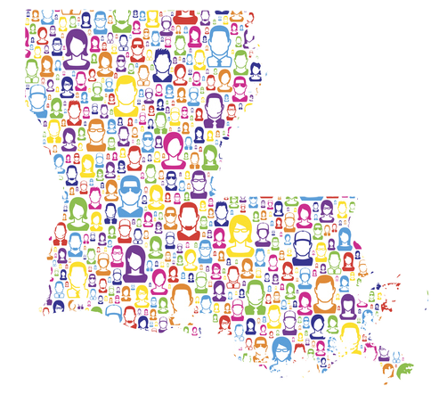 A map of Louisiana for a Local SEO in Metairie