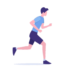 a man showing that SEO is not just a Marathon