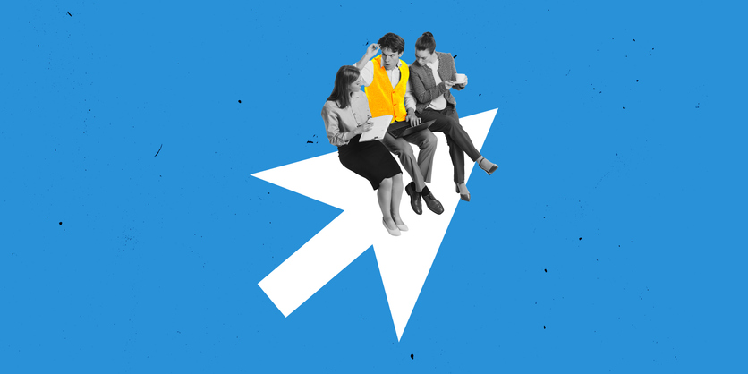 The Game-Changing Benefits of Working with a Digital Marketing Agency 1 team on arrow upward
